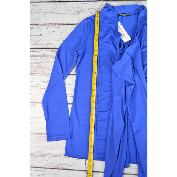 Urban Coco Cardigan Top Women's Size Medium Blue New with Tags - Picture 4 of 8